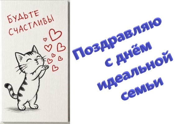 скачать открытку с днем идеальной семьи